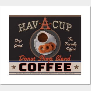 Hav-A-Cup Donut Shop Blend Coffee Posters and Art